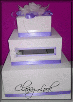 Сватбена кутия за пари в лилаво- модел Purple Queen